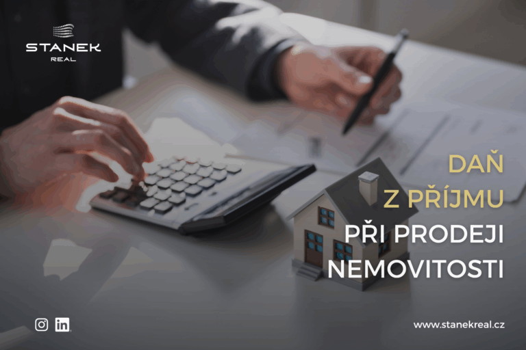 Jaká je daň z příjmu při prodeji nemovitosti?